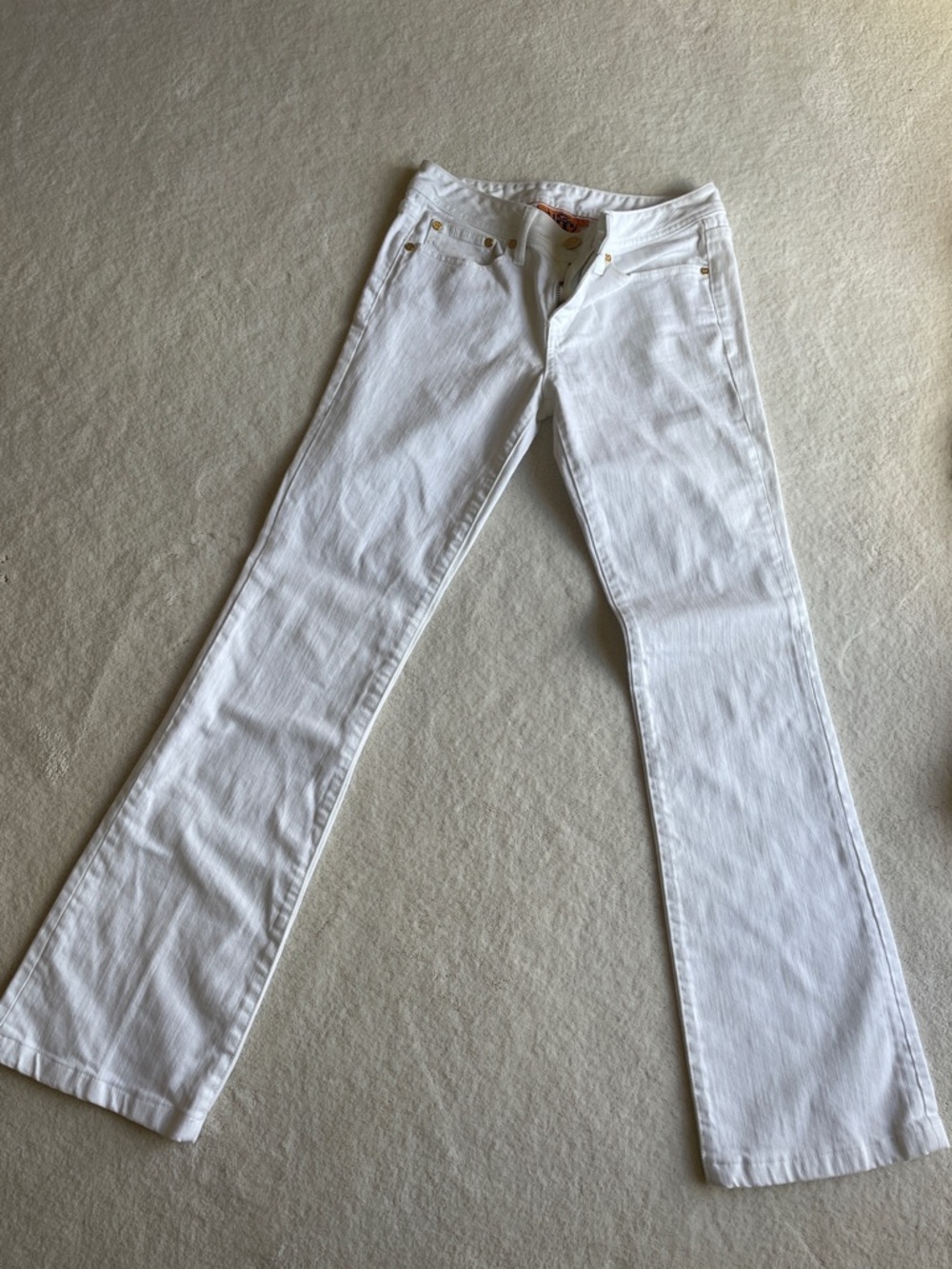 Tory Burch White Flare Jeans